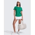 thumbnail image 3 of CRZ YOGA Pima Cotton Crewneck T-Shirts for Women Workout Casual Yoga Athletic Short Sleeve Shirts Soft Tops, 3 of 4