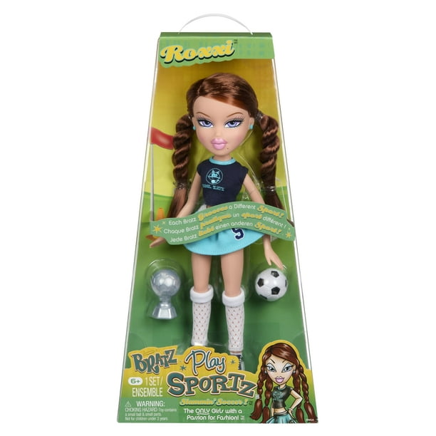 Bratz Muñeca de Moda Play Sportz Roxxi (Fútbol) con Accesorios