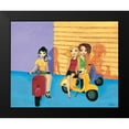 thumbnail image 2 of Hedy 14x12 Black Modern Framed Museum Art Print Titled - Scooter fun II, 2 of 5