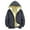 C56/Grey, variant on XIYON Kids Winter Coat Boys Winter Lined Hooded Jacket Thickened Warm Coat For Children And Youth Cold Weather Outdoor Windproof With Embossed Design 3-4 Years