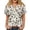 Khaki, variant on Womens Summer Short Sleeve Tops Basic Henley Neck Button Down Blouses Flowy Tunic Shirts Trendy Outfits with Pocket