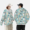 thumbnail image 6 of Gaeub Colorful Dog Men's and Women's UPF 50+ Long-Sleeved Sun Protection Clothing, Fishing Shirt Long Sleeve Zip - Small, 6 of 9