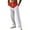 White, variant on JHLZHS Cargo Pants for Men Men's Elastic Pants Assorted Color Breathable Loose Casual Pants Work Pants for Men Construction with Knee Pads Cargo Pants for Men Work Deep Pockets