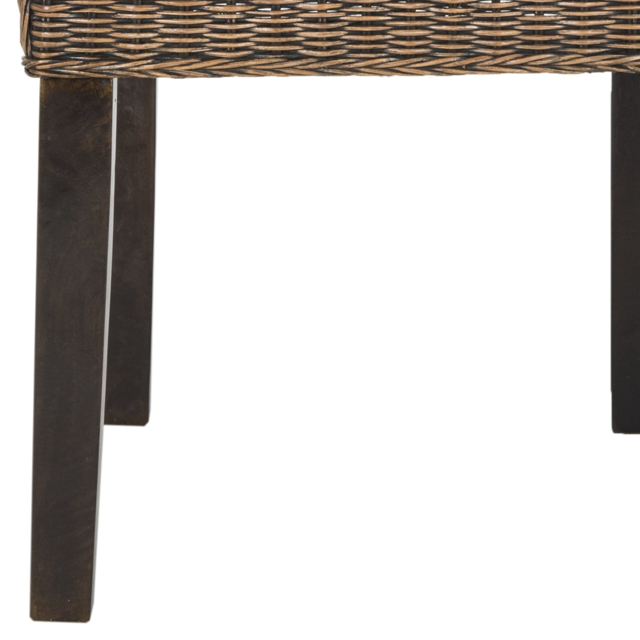SAFAVIEH Odette 19''H Wicker Dining Chair Brown / Multi