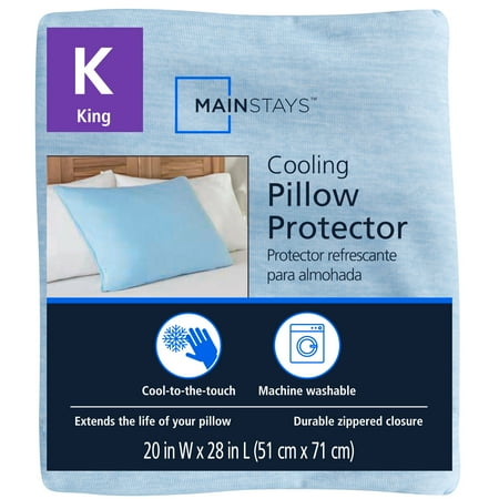 Mainstays Cooling Pillow Protector King Walmart Com