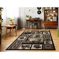 thumbnail image 6 of MDA Home Wild Life Black Polypropylene Area Rug - 8'1'' x 10'5'', 6 of 6