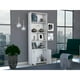 thumbnail image 2 of Biblioteca Lisa 1.8mts Blanco Madera Aglomerada Excelsior, 2 of 6