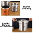 thumbnail image 2 of Korean Style Outdoor Stainless Steel Hot Pot Fuel Stove Bbq Skewer Pot Windproof, 2 of 9