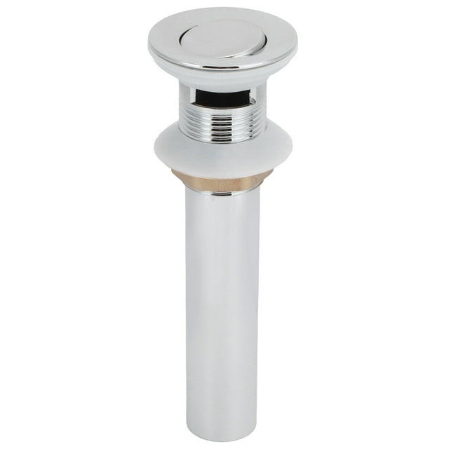 Desagüe de lavabo de baño, antiobstrucción, tapón de drenaje emergente con tapa protectora y orificio de desbordamiento.