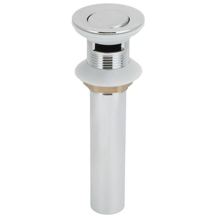 

Tanoqo Bathroom Sink Drain Anti Clog Basin Popup Bounce Draining Stopper with Protective CoverWith Overflow Hole