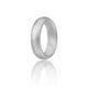 thumbnail image 1 of Alianza de boda de silicona - Estilo cúpula - Plata de ROQ para mujer - Anillo de 7 mm, 1 of 2