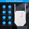 thumbnail image 3 of Repetidor WiFi de 1200 m, extensor de señal WiFi inalámbrico, amplificador de red 5G, enrutador WiFi de largo alcance, enchufe estadounidense., 3 of 8