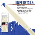 thumbnail image 5 of U.S. Art Supply 5-Piece Plastic Artist Spatula Palette Knife Set - Knives, Trowels, Use for Mixing, Spreading, Scratching, Applying Oil, Acrylic Paints on Painting Canvases, Spread Decorate Cake Icing, 5 of 6