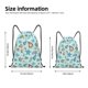 thumbnail image 2 of Fotbe Sea Shells 2 Bolsa Mochila con Cordón Estampada, Bolsa de Gimnasio Deportiva, Bolsa Cinch, Bolsa con Cordón para Hombres y Mujeres-Small, 2 of 6