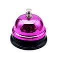 thumbnail image 1 of Maytalsory Cloche de Réception de Cuisine – Son Clair Construction en Fer Robuste Cloche de Service de Restaurant Cloche de Table rose Rouge, 1 of 6