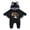 Z57-Black2, variant on FUZHIQ My First Halloween Outfit Baby Boy Girl Pumpkin Cosplay Clothes Bat Clothes Hoodie Romper Playsuit Jumpsuits,6-12 Months