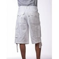 thumbnail image 4 of Pro Club Men's Cotton Twill Cargo Shorts with Belt, 4 of 5