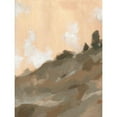 thumbnail image 3 of Green, Jacob 15x18 Black Modern Framed Museum Art Print Titled - Hillside Walking Path III, 3 of 5