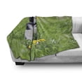 thumbnail image 3 of Alaskan Malamute Soft Flannel Fleece Throw Blanket, Little Puppy Playing on Green Grass Spring Meadow Natural Life Outdoors, Cozy Plush for Indoor and Outdoor Use, 60" x 80", Multicolor, by Ambesonne, 3 of 6