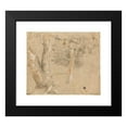 thumbnail image 2 of Cristofano Allori 23x20 Black Modern Framed Museum Art Print Titled - Sketches of Trees, 2 of 5