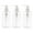 Clear, variant on Multi-Purpose Liquid Dispenser Set - Thick Wall Empty Pump Bottles for Bathroom & Travel, Smooth Press 10oz Containers 3 Pack, Clear)