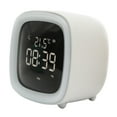 thumbnail image 4 of Grofry Cartoon Rabbit Ear Shape Rechargeable Digital Display LED Nigh Light Alarm Clock Blue Deer, 4 of 7