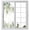 Sage Green White, variant on Red Eucalyptus Leaves Privacy Window Film, Decorative Frosted Glass Window Film, Summer Botanical Weeping Reusable Peel and Stick Static Cling for Home Bathroom Office Glass Door 17.7"x39.3"