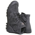thumbnail image 4 of Palladium Pallabrouse Wax Unisex Lace Up Canvas Ankle Boot In Grey Size 7, 4 of 6