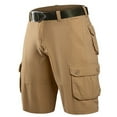 thumbnail image 2 of cllios Mens Cargo Shorts 7 Inch Inseam Cotton Durable Work Shorts Outdoor Lightweight Hiking Fishing Cargo Pants with Multi Pockets Cargo Shorts for Men, 2 of 3