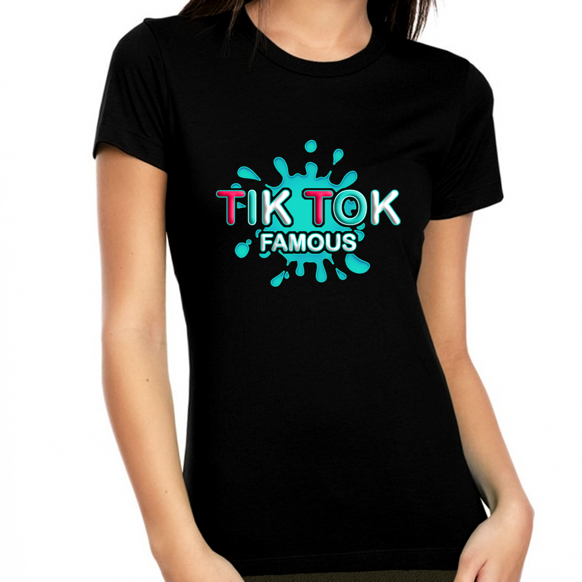 Fire Fit Designs TIK  TOK  Famous Shirt  for Women TIK  