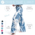 thumbnail image 4 of Hello Mello Dyes The Limit Lounge Top and Pants, 2-Piece Pajama Set, Blue Large/X-Large (Women's), 4 of 7