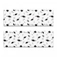 thumbnail image 2 of Graduation Bench Cushion Set of 2, Heads and Diplomas Patterns Happy Cheerful Day Celebration, Standard Size Foam Pad and Decorative Cover, Pale Grey White, by Ambesonne, 2 of 4