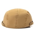thumbnail image 5 of Byfri Men's Cotton Flat Cap Khaki Adjustable Newsboy Hat Breathable Beret-Style for Golf Driving Travel, 5 of 7
