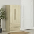 thumbnail image 1 of Armoire de rangement 2 portes, fini Chêne blanchi, collection Haven de Meubles South Shore, 1 of 13