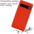 thumbnail image 4 of Designed for Google Pixel 7 Pro 2022 Case,Slim Liquid Silicone Rubber Shockproof Phone Cover with Wrist Strap Soft Anti-Scratch Microfiber Lining Protection Case for Google Pixel 7 Pro (Red), 4 of 15