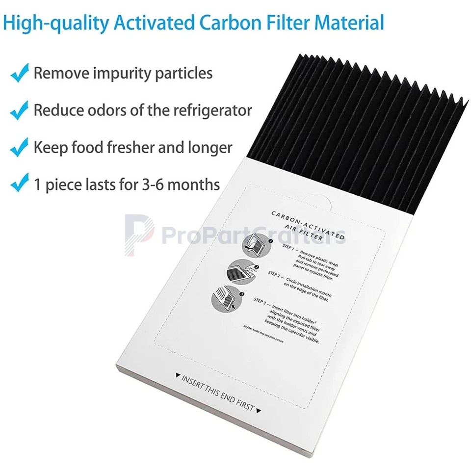 4Pcs Fridge Filter Fits For Frigidaire Paultra Pure Air Ultra Electrolux Eafcbf