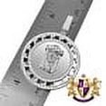 thumbnail image 3 of Real Genuine Diamond Jesus Face Piece 10K White Gold Over Greek Round Charm Pendant Chain Set, 3 of 5