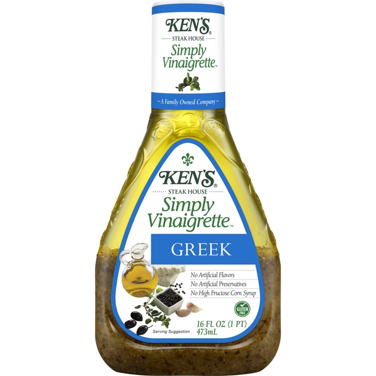 Ken's Steak House Simply Vinaigrette Greek Salad Dressing 16 fl oz