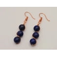 thumbnail image 7 of Handmade Lapis Lazuli Natural Drop Earrings , Stone Earrings, 7 of 7
