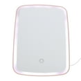 thumbnail image 4 of Espejo de maquillaje LED plegable con luz ajustable para mujer, espejo de tocador regulable, 4 of 5