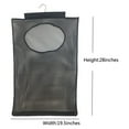 thumbnail image 2 of Laundry Wall Mounted Laundry Storage Bag Mesh Hanging Organizer for Space Saving, 2 of 8