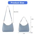 thumbnail image 3 of Bolso de hombro Keyli para mujer, piel sintética azul, 11 de largo x 4,5 de ancho x 9 de alto, 3 of 6