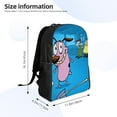 thumbnail image 2 of Courage the Cowardly Dog Backpack, Travel Laptop Backpack, Casual Daypack for College, Unisex Computer Bag Fits 15 Inch Notebook, 2 of 8