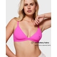 thumbnail image 2 of Sostén INLYRIC Inbarely Triángulo Bralette Escote Profundo Rosa Brillante S, 2 of 6