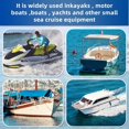 thumbnail image 4 of czcpp-4 Pcs Boat Bungee Dock Lines, 4 Feet Mooring Rope for Docking Stretches to 6 Feet, Mooring Line Boat Accessories Docking Ropes PWC Dock Ties for Boats (Blue and Black), 4 of 4