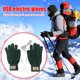 thumbnail image 1 of Esquí Guantes de calefacción eléctrica Guantes calefactables a prueba de viento Calentador de manos a temperatura constante (Verde), 1 of 7