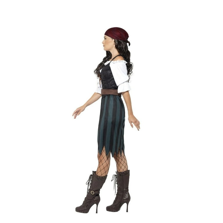 Pirate Deckhand Costume Adult Blue Pirate Deckhand Costume Adult Blue