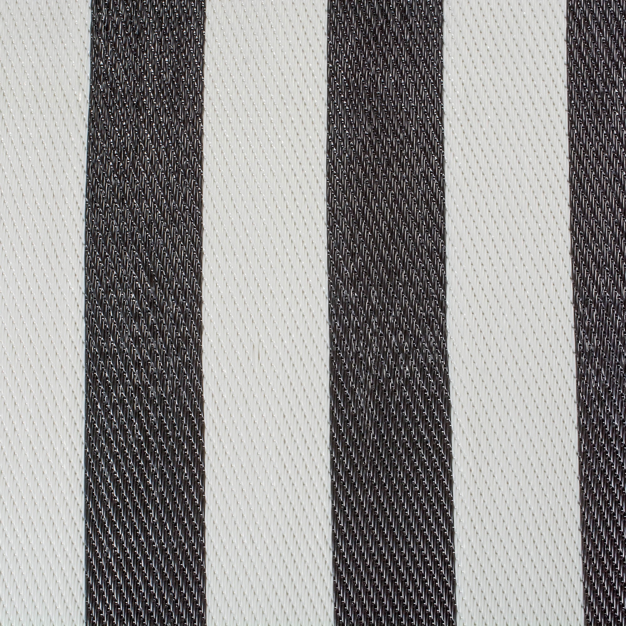 DII Black/White Stripe Outdoor Rug
