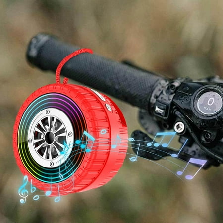 AZXY Bluetooth Speaker Portable Speaker Waterproof Shower Speaker Bluetooth Waterproof TWS Wireless Outdoor Speakers with Lights Radio for Home Outside
