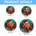 thumbnail image 5 of Clownfish Ornament Christmas 2025, Clownfish Stained Glass Window Hanging – Artistic and Colorful Glass Piece, Perfect Holiday Gift Idea, 5 of 5
